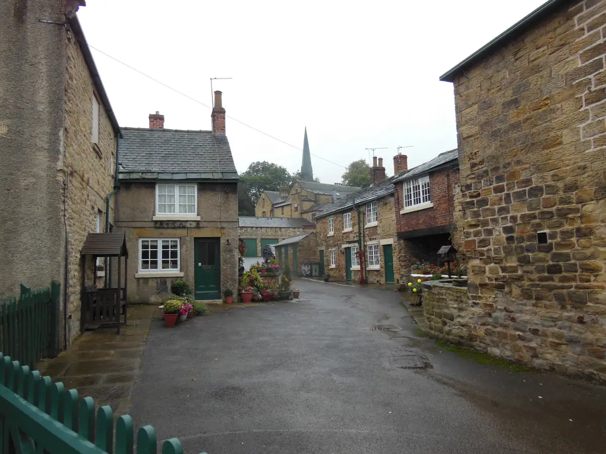Old stone cottages on Morthen Road in Wickersley